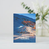 Meribel skigebied briefkaart (Staand voorkant)