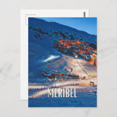 Meribel skigebied briefkaart (Voorkant / Achterkant)