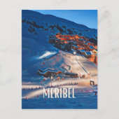 Meribel skigebied briefkaart (Voorkant)