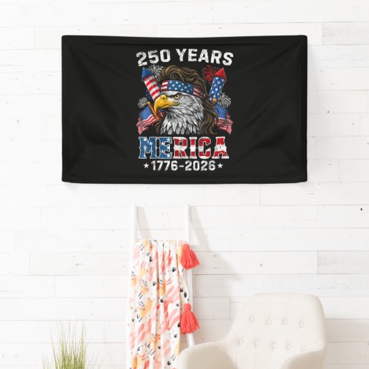 Merica 250 Verjaardag USA 250 Jaar Spandoek (Insitu)
