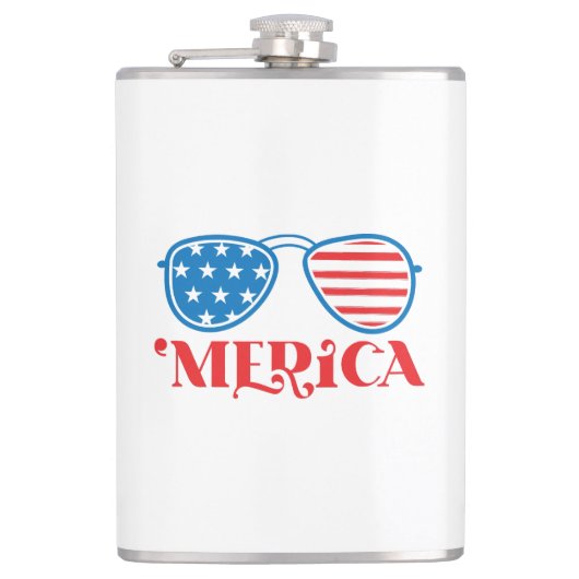 'Merica - 4 juli Heupfles (Voorkant)