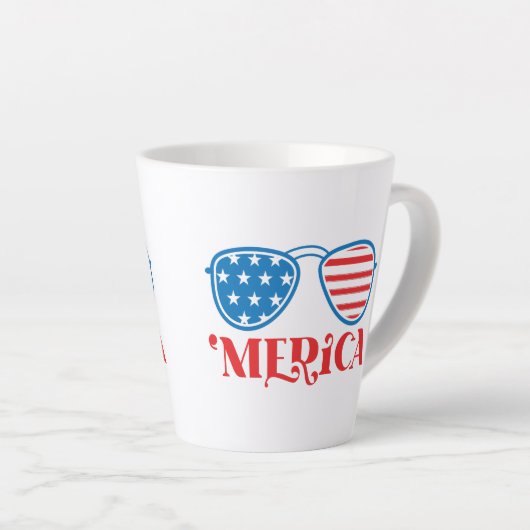 'Merica - 4 juli Latte Mok (Rechterhoek)