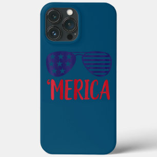 Merica 4 juli USA Patriottische Amerikaanse Vlag Case-Mate iPhone Case