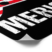 Merica, 4 juli Video Game Gamer Kinder jongens Man Poster (Hoek)