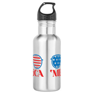 'Merica - 4 juli Waterfles