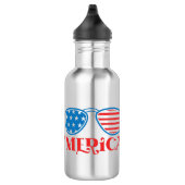 'Merica - 4 juli Waterfles (Rechts)