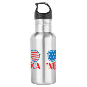 'Merica - 4 juli Waterfles (Achterkant)