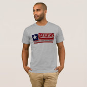 MERICA - Aanpasbare tekst voor Vlag van de VS T-shirt (Voorkant volledig)