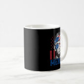 Merica Abraham Lincoln 4 juli Shirt Mannen Ameri Koffiemok (Voorkant rechts)