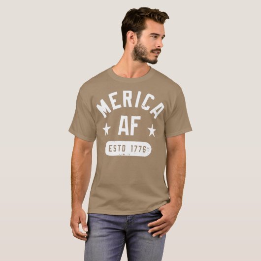 Merica AF T-shirt (Voorkant volledig)