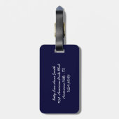 MERICA - American Pride Slang USA Flag Bagagelabel (Achterkant verticaal)