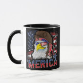 Merica Bald Eagle Mullet, 4 juli Amerikaans Mok (Links)