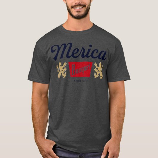 Merica Banket Bier T-shirt (Voorkant)