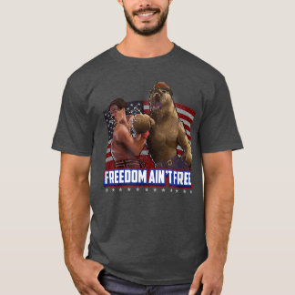Merica Beer KO voor Liberty USA Freedom T-shirt