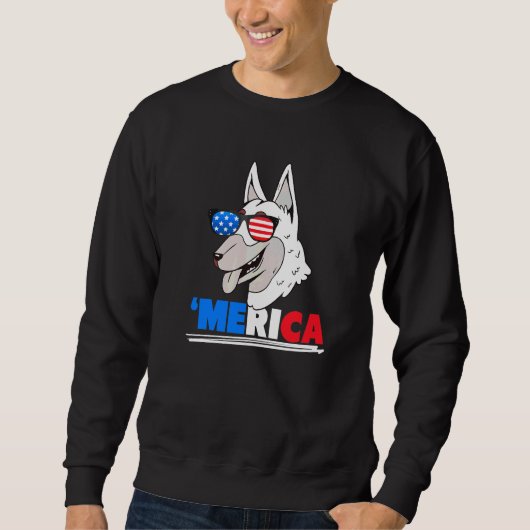 Merica Belgische Malinois Hond Trui (Voorkant)
