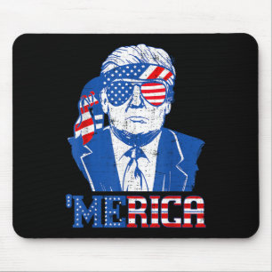 Merica Donald Trump - Grappige Trump 4 juli Amer Muismat