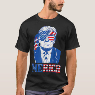 Merica Donald Trump - Grappige Trump 4 juli Amer T-shirt
