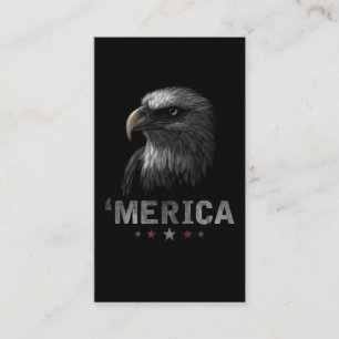 Merica Eagle 4 juli USA Patriotic Visitekaartje