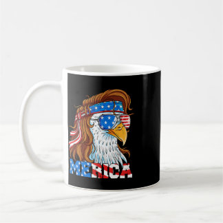 Merica Eagle Mullet 4 juli Amerikaanse vlag Usa  Koffiemok