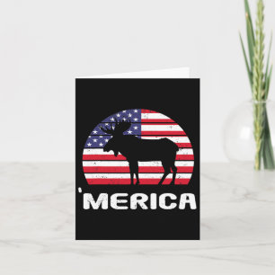 Merica Eland Amerikaanse Vlag Vs Patriottische Ona Kaart