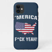 Merica Fck Ja. Case-Mate iPhone Case (Achterkant)
