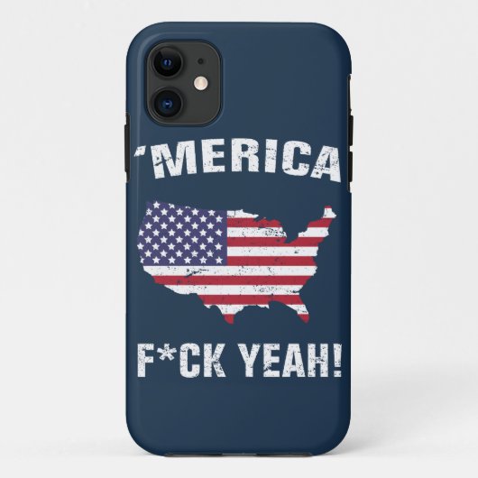 Merica Fck Ja. Case-Mate iPhone Case (Achterkant)