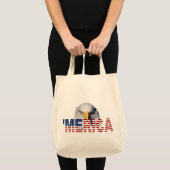 "MERICA Flag and Eagle Canvas tas (Voorkant (product))
