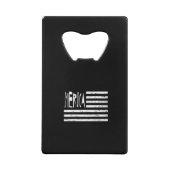 Merica Flag Creditkaart Flessenopener (Voorkant)