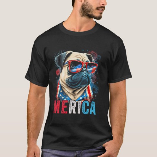 Merica Funny T-shirt (Voorkant)