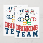 Merica Funny USA Drink Team Patriottisch USA Amer (Voorkant / Achterkant)