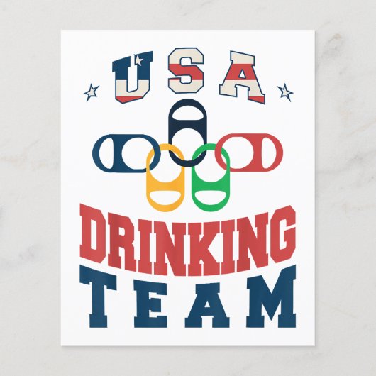 Merica Funny USA Drink Team Patriottisch USA Amer (Voorkant)