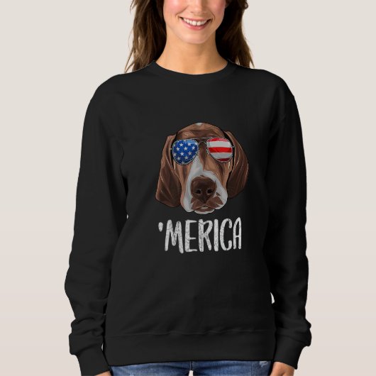 Merica German Shepherd Pointer dog 4 juli Ame Trui (Voorkant)