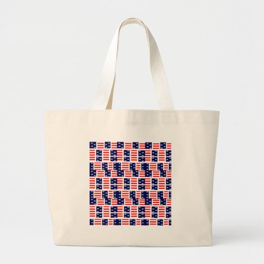 merica grote tote bag (Voorkant)