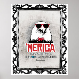 Merica - Hoe vrij ben je vanavond? Poster