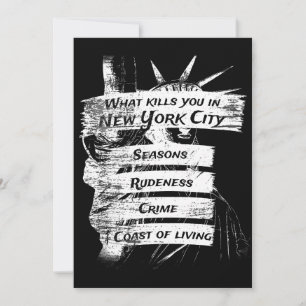 Merica Humor America USA Funny Patriotisme New Yor Kaart