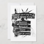 Merica Humor America USA Funny Patriotisme New Yor Kaart (Voorkant)