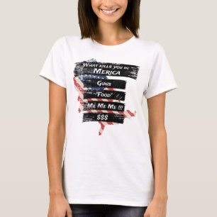 Merica Humor America USA Funny Patriotisme T-shirt