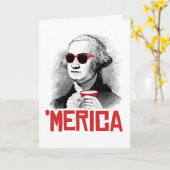 Merica Humor: George Washington Merican Party Kaart (Gele Bloem)