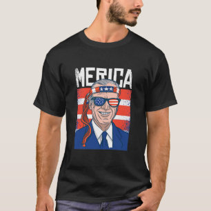 Merica Joe Biden, 4 juli patriottisch-Amerikaans T-shirt