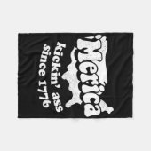 Merica Krachtig Sinds 1776  Fleece Deken (Voorkant (Horizontaal))