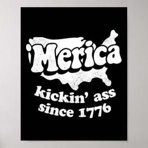 Merica Krachtig Sinds 1776 Poster