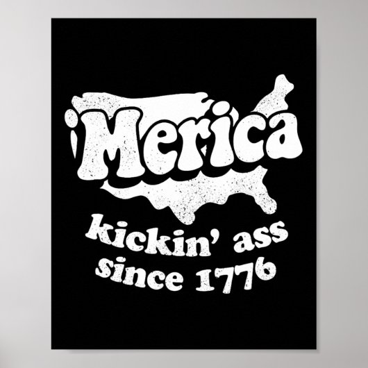 Merica Krachtig Sinds 1776 Poster (Voorkant)