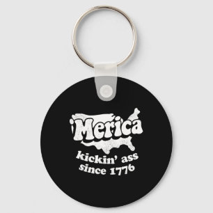 Merica Krachtig Sinds 1776 Sleutelhanger