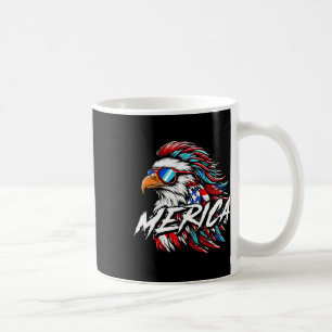 Merica Mullet Eagle Grappig 4 juli Koffiemok