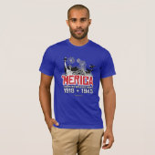 "Merica - Onbetwiste Kamers van de Wereldoorlog T-shirt (Voorkant volledig)