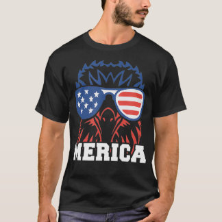 Merica Outfit for Men and Women, 4 juli, Eagle T-shirt