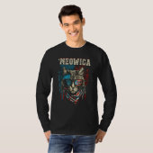 Merica Patriotic Bengal Cat Meowica 4th of July Ca T-shirt (Voorkant volledig)