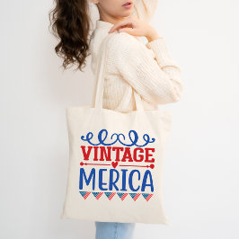  Merica Patriotic Tote Bag