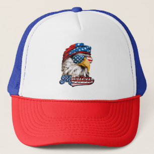 Merica Patriottische Adelaar 4 juli Trucker Pet