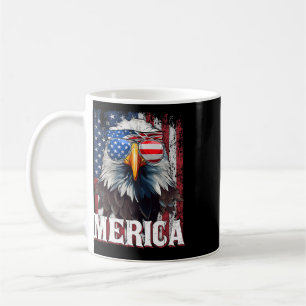 Merica - Patriottische Usa Adelaar Van Vrijheid -  Koffiemok